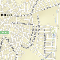 Bargas Street Map