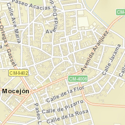 Mocejón Street Map
