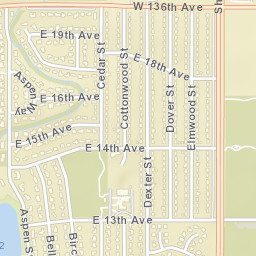 Northmoor Colorado Street Map