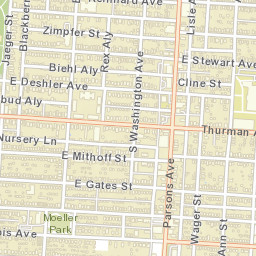 464 E Stewart Ave, Columbus, OH 43206, Street Map