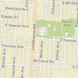 1099 E Stewart Ave, Columbus, OH 43206, Street Map