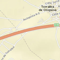 Torralba de Oropesa Street Map