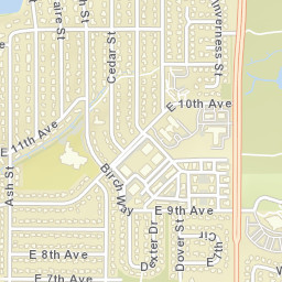 12784-12798 Sheridan Boulevard, Broomfield Street Map