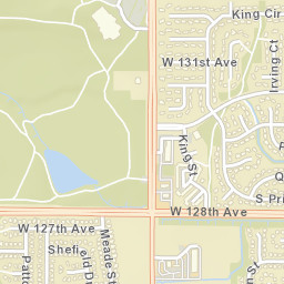 13027-13029 King Cir Broomfield CO Street Map