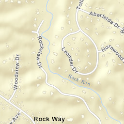 Rock Way Ohio Street Map