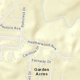 Holiday Hills Ohio Street Map