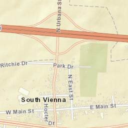 South Vienna Ohio Street Map