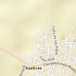 Saelices Street Map