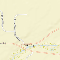 Flournoy California Street Map