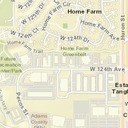 12557 Huron St Westminster CO Street Map