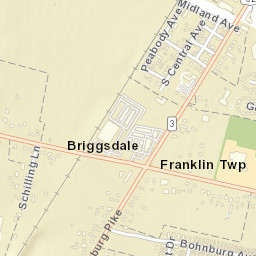 Briggsdale Ohio Street Map