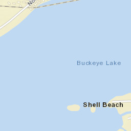 Shell Beach Ohio Street Map