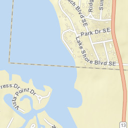 Edgewater Beach Ohio Street Map