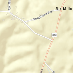 Rix Mills Ohio Street Map