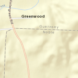 Greenwood Ohio Street Map