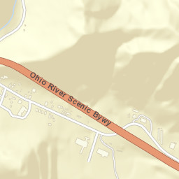Dilles Bottom Ohio Street Map