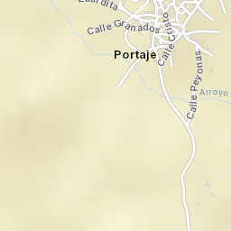 Portaje Street Map