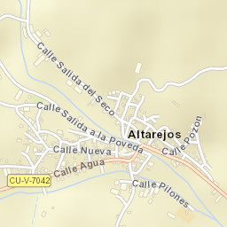 Altarejos Street Map