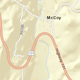 McCoy Colorado Street Map