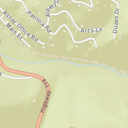Rollinsville Colorado Street Map