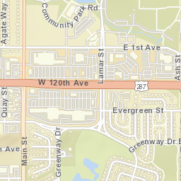 185 Community Park Road Broomfield Street Map