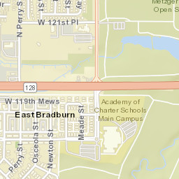 11800 Lowell Boulevard, Westminster, CO Street Map