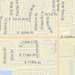 5033-5075 E 120th Ave Thornton CO Street Map