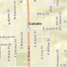 North Main Street, Gallatin, MO 64640, USA Street Map