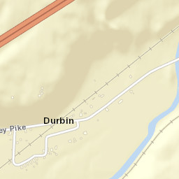 Durbin Ohio Street Map