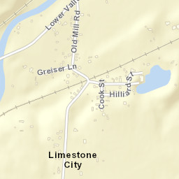 Limestone City Ohio Street Map