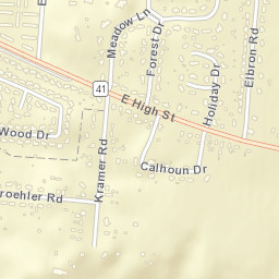 Sherwood Park Ohio Street Map