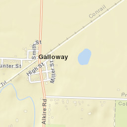 Galloway Ohio Street Map