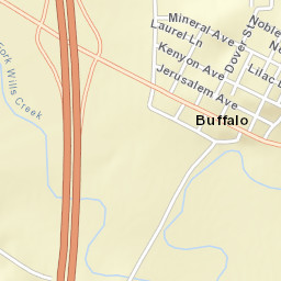 Buffalo Ohio Street Map