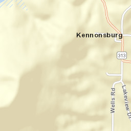 Kennonsburg Ohio Street Map