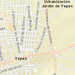 Yepes Street Map