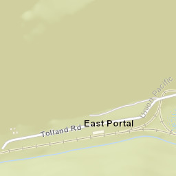 East Portal Colorado Street Map