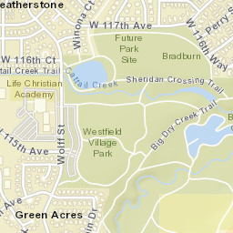 Wolff St Westminster CO 80031 Street Map