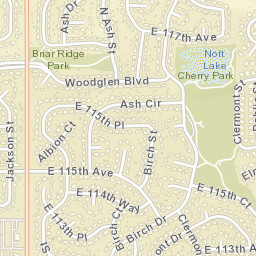 11524 Ash Cir Thornton CO 80233 Street Map