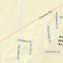 Park Ridge Acres Ohio Street Map
