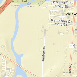 Edgewater Park Ohio Street Map