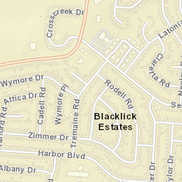 Blacklick Estates Ohio Street Map