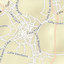Torrejoncillo Street Map