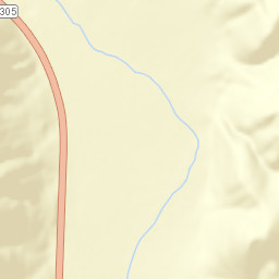 Highway 305, NV, USA Street Map