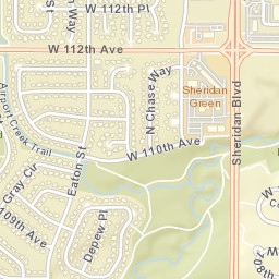 5676 West 109th Circle, Broomfield, CO Street Map