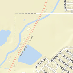 Hazeltine Colorado Street Map