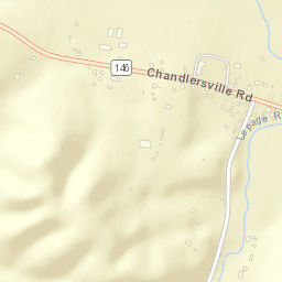 Chandlersville Ohio Street Map