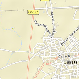 Casatejada Street Map