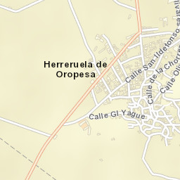 Herreruela de Oropesa Street Map