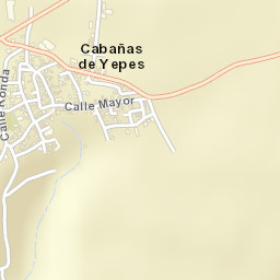 Cabañas de Yepes Street Map