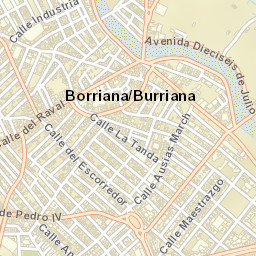 Burriana Street Map